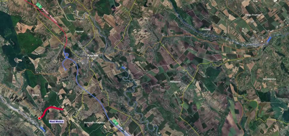 Cum va arăta primul tronson al Autostrăzii A8 Târgu Neamţ - Iaşi - Ungheni. Va fi construit de firme din România şi Bulgaria  1019753