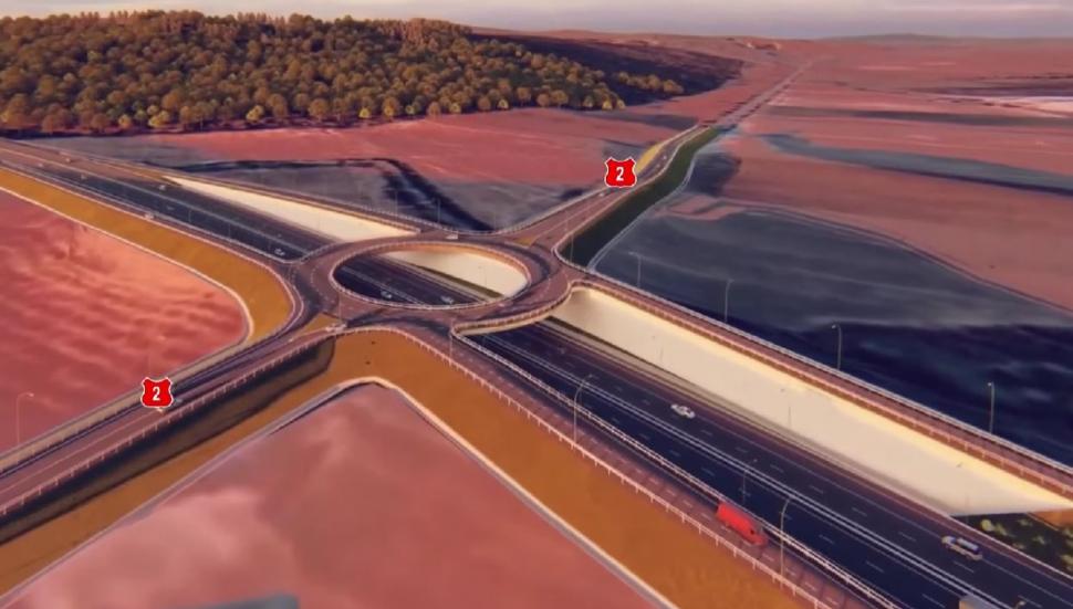 Cum va arăta primul tronson al Autostrăzii A8 Târgu Neamţ - Iaşi - Ungheni. Va fi construit de firme din România şi Bulgaria  1019756