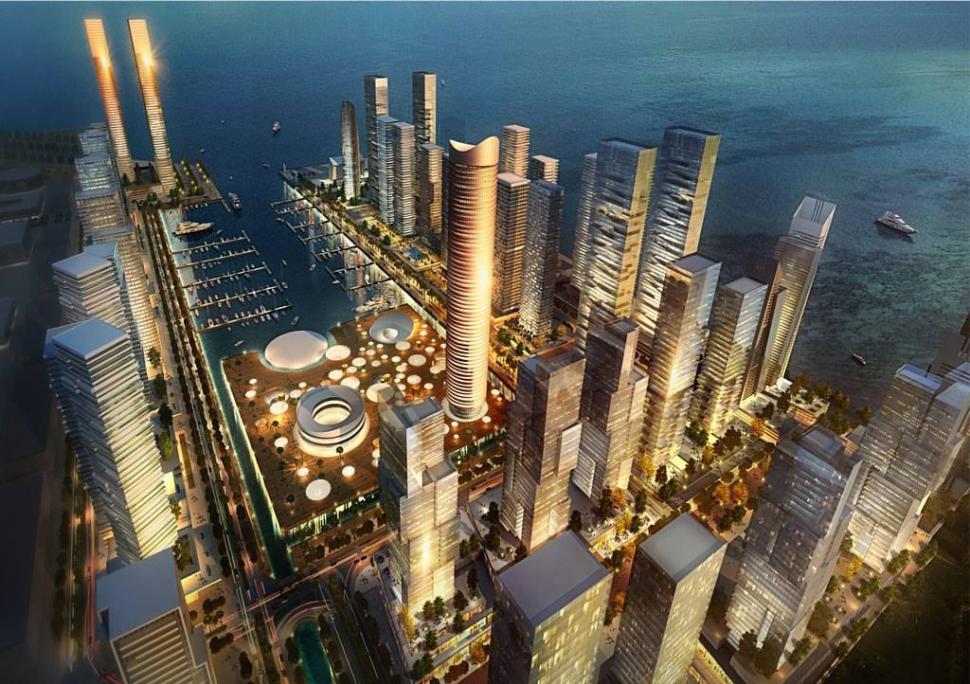 Mega-orașul construit pe o insulă artificială din ocean e 80% gata. Cum arată acum vs. viitorul Eko Atlantic, numit „Dubaiul Africii” 1020053