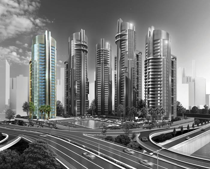 Mega-orașul construit pe o insulă artificială din ocean e 80% gata. Cum arată acum vs. viitorul Eko Atlantic, numit „Dubaiul Africii” 1020058