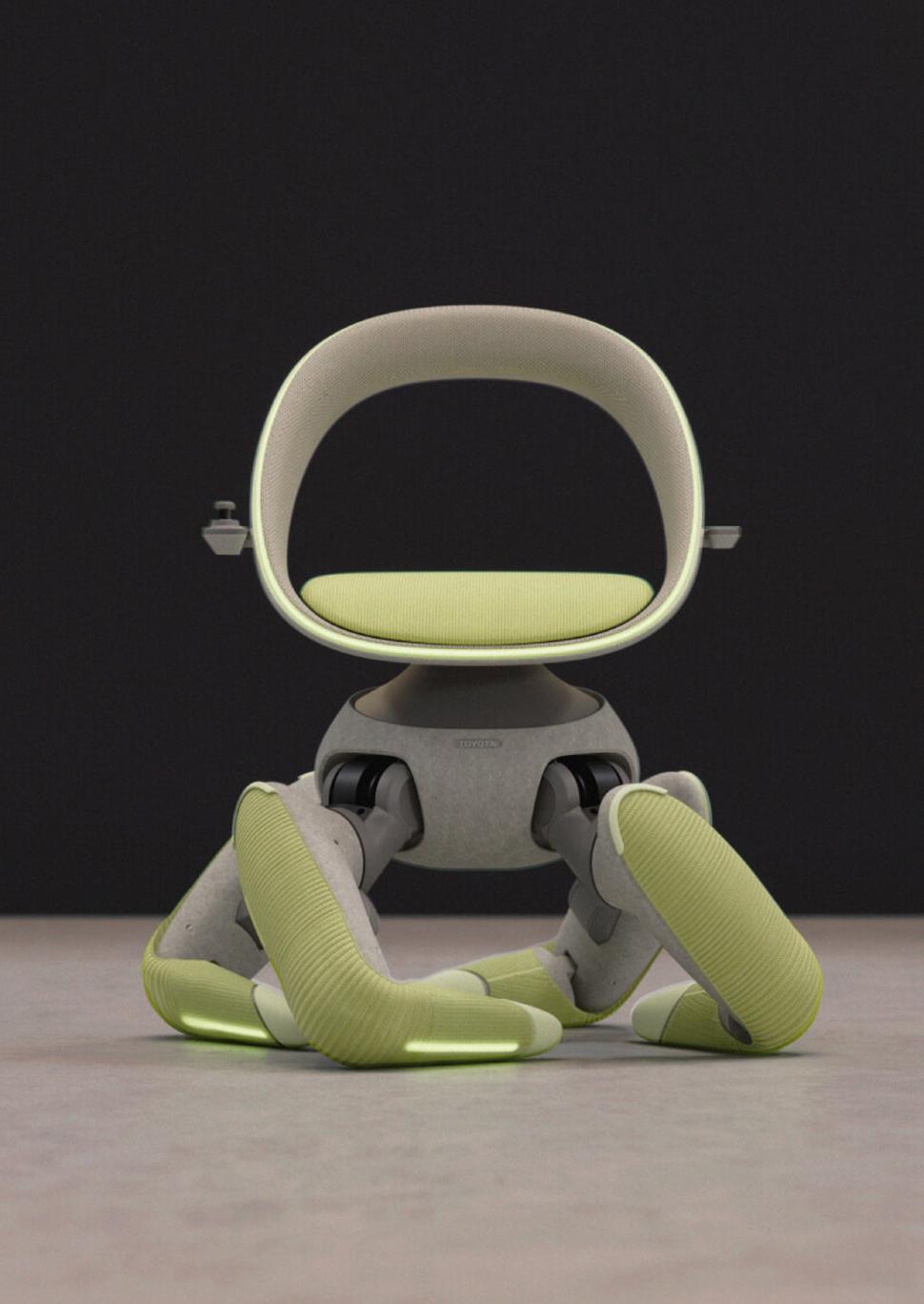 Un gigant auto a prezentat un scaun rulant autonom: Are picioare ca niște tentacule, poate urca scări și se poate așeza pe podea 1019593