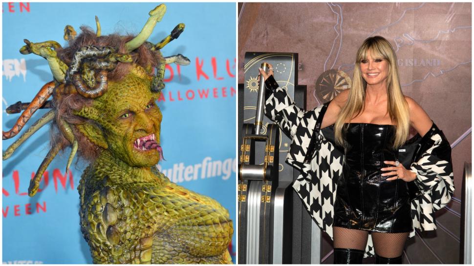 Heidi Klum a fost cu adevărat înfiorătoare în rolul Medusei, la petrecerea anuală de Halloween 1020466
