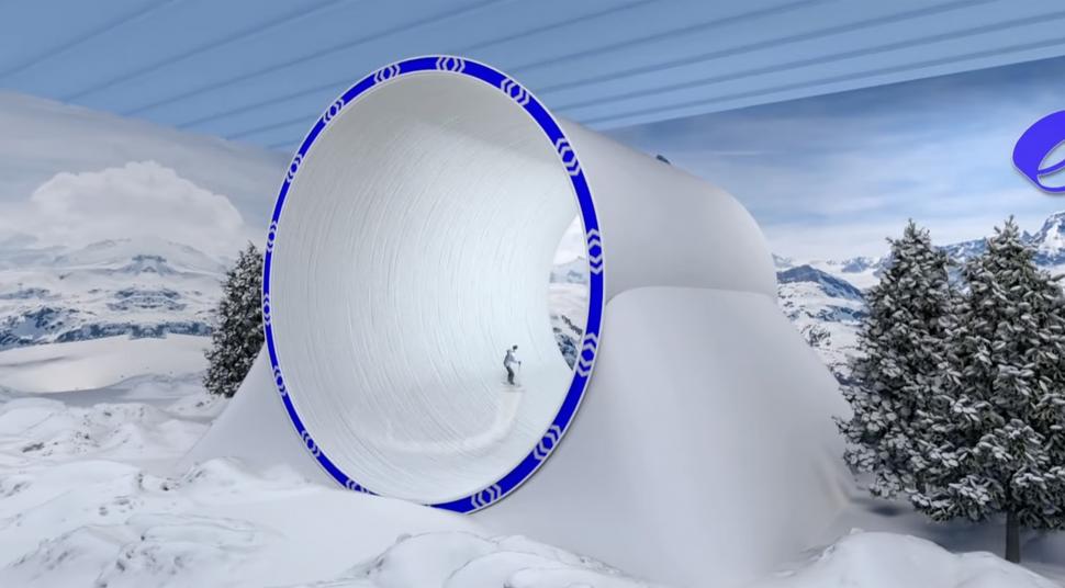„Tunelul de zăpadă”: Cum arată instalația rotativă uriașă care ar putea face schiatul posibil tot anul, oriunde în lume 1020774