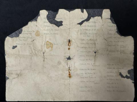 Singura listă de pasageri care a rămas după naufragiul Titanicului va fi scoasă la licitaţie. Cui i-a aparținut și cum a fost găsită 1021087