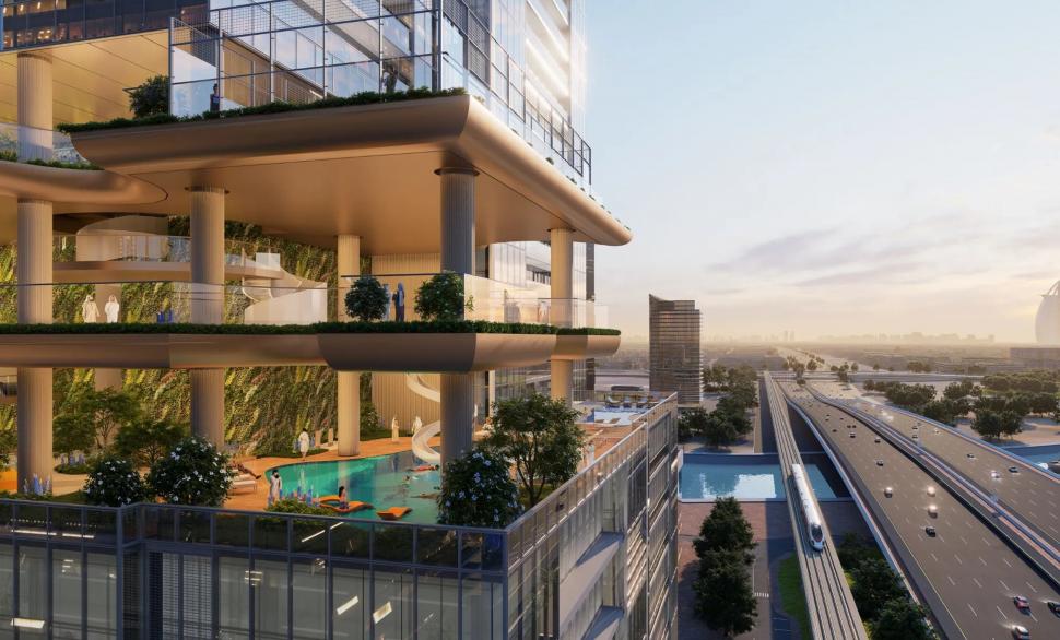 Un nou zgârie-nori, cu apartamente ultra-lux pe 109 etaje și „grădini în cer”, se construiește în Dubai. Cum va arăta Sobha SkyParks 1021065