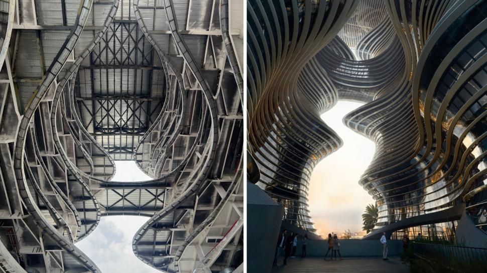 Două turnuri care se unesc în vârf, inspirate de munți şi canioane, se construiesc în Shenzen. Cum va arăta Yidan Center 1021418