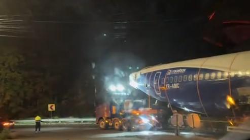 Uimire mare pe DN1: Un avion uriaș a fost dus pe șosea de la București la Brașov 1022251