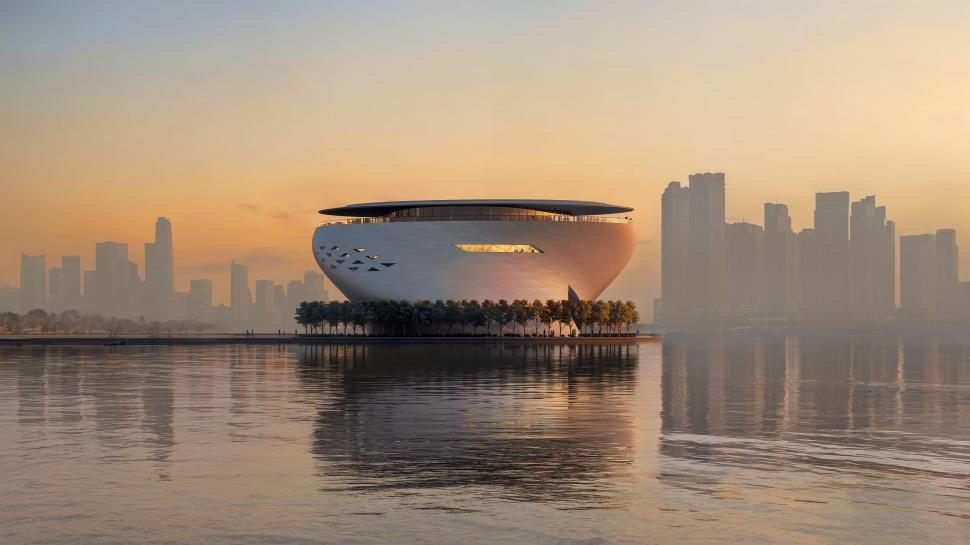 O clădire plutitoare construită în Dubai va fi noul muzeu de artă al orașului. Cum va arăta structura monolitică și când va fi gata 1022478