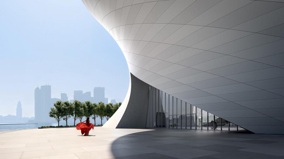 O clădire plutitoare construită în Dubai va fi noul muzeu de artă al orașului. Cum va arăta structura monolitică și când va fi gata 1022486