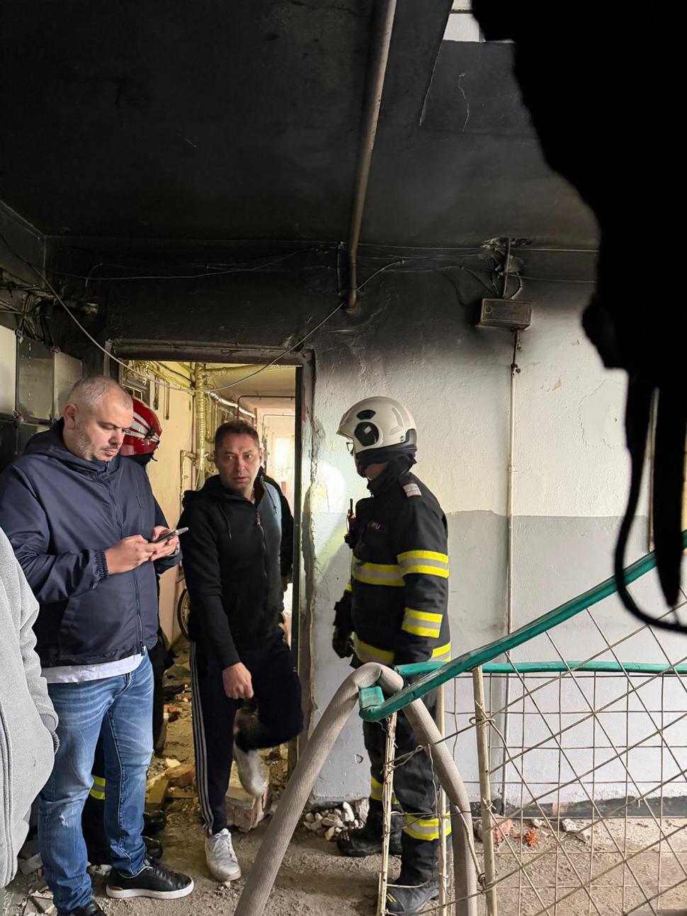 Explozie urmată de incendiu într-un bloc din Balș: Există victime. Mai multe garsoniere au fost distruse 1023047