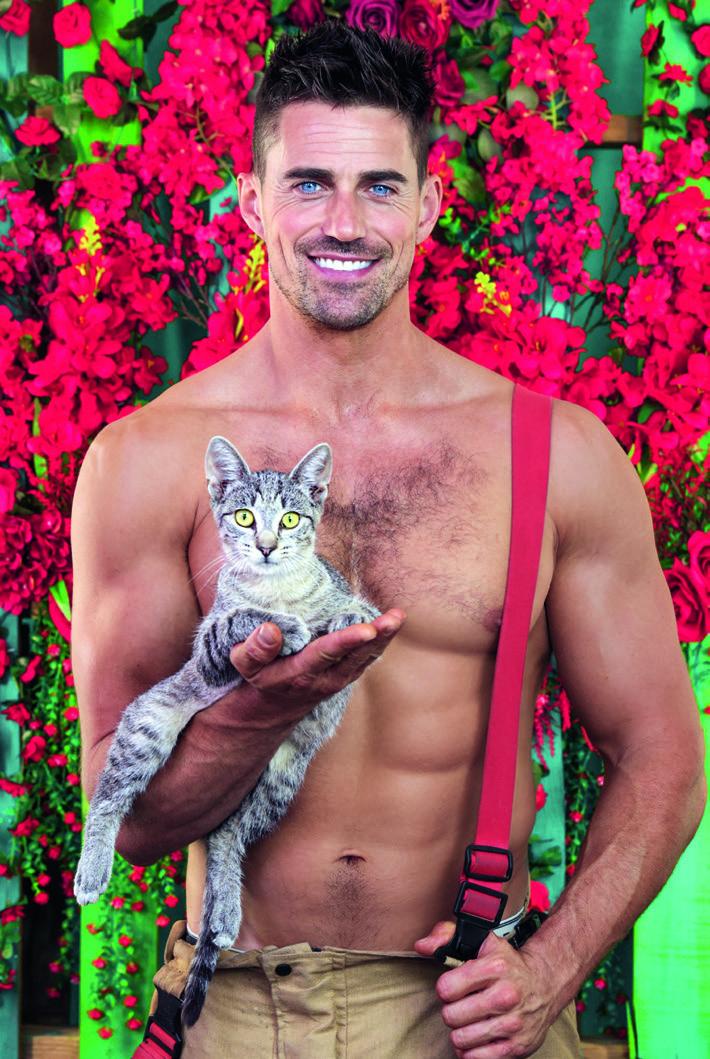 Pompierii australieni și-au dat jos din nou cămășile și au pozat cu pisicuțe și cățeluși în brațe pentru o cauză nobilă 1023236