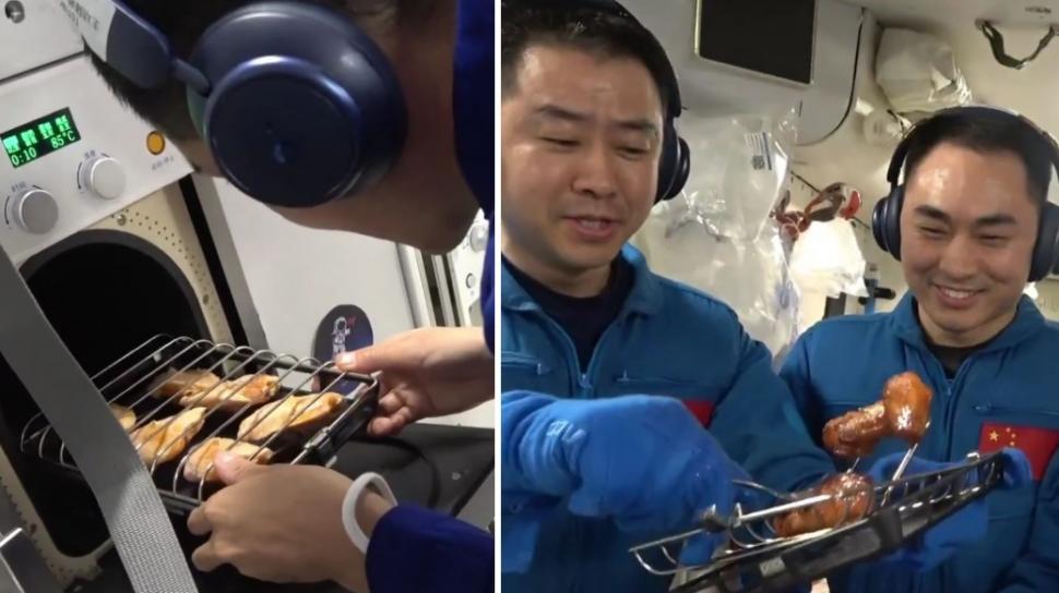 Chinezii care au făcut grătare în spațiu au revenit, în sfârșit, acasă. Au întârziat pentru că s-au lovit de deșeuri spațiale 1023399