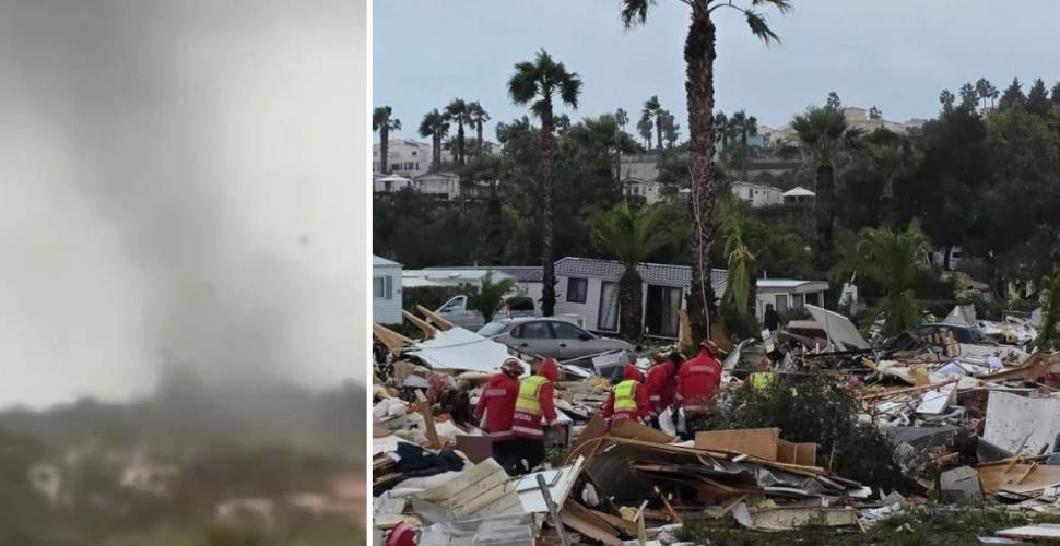 Imagini apocaliptice după o tornadă formată în Portugalia: 3 morţi şi 28 de răniţi 1023784