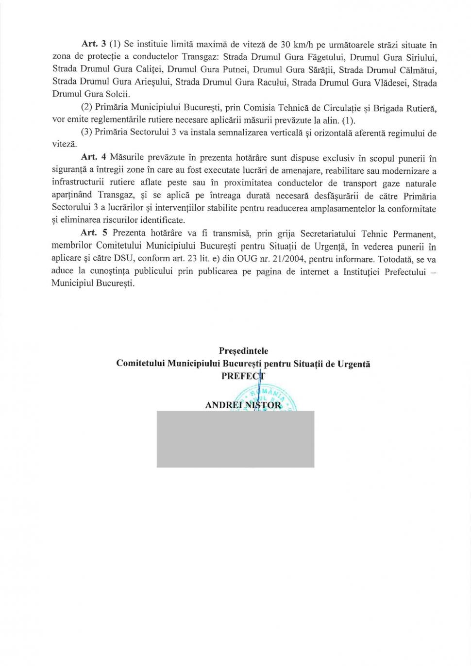Drum peste conducta de gaze, închis în Sectorul 3. Prefectul Capitalei: „E pericol de explozie. Pe acolo trec autobuze pline cu oameni” 1024374