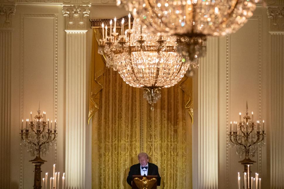 Cristiano Ronaldo și Elon Musk au fost prezenți la dineul de la Casa Albă, organizat în onoarea prințului moștenitor saudit 1024577