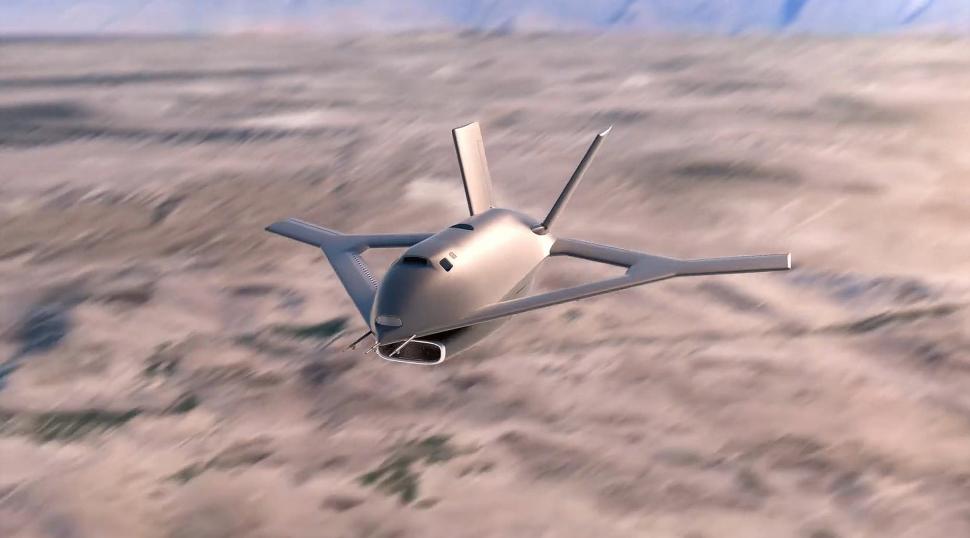 „Avionul viitorului” nu are flapsuri sau cârme, dar are găuri în aripa cu formă de diamant. Cum va arăta X-65, construit de americani 1026595