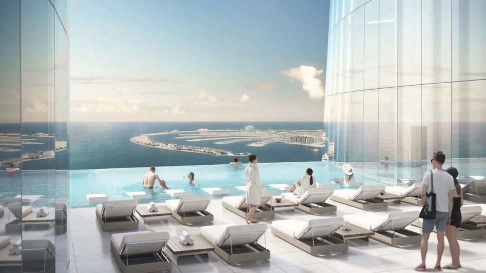Cel mai înalt hotel din lume tocmai s-a deschis. Cum arată acum Ciel Dubai Marina: Toate camerele au geamuri din tavan până în podea 1026425