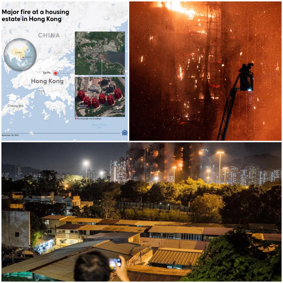  Imagini apocaliptice în Hong Kong, după ce un complex a luat foc: 44 oameni au murit, iar alţi 279 sunt dispăruţi 1026724