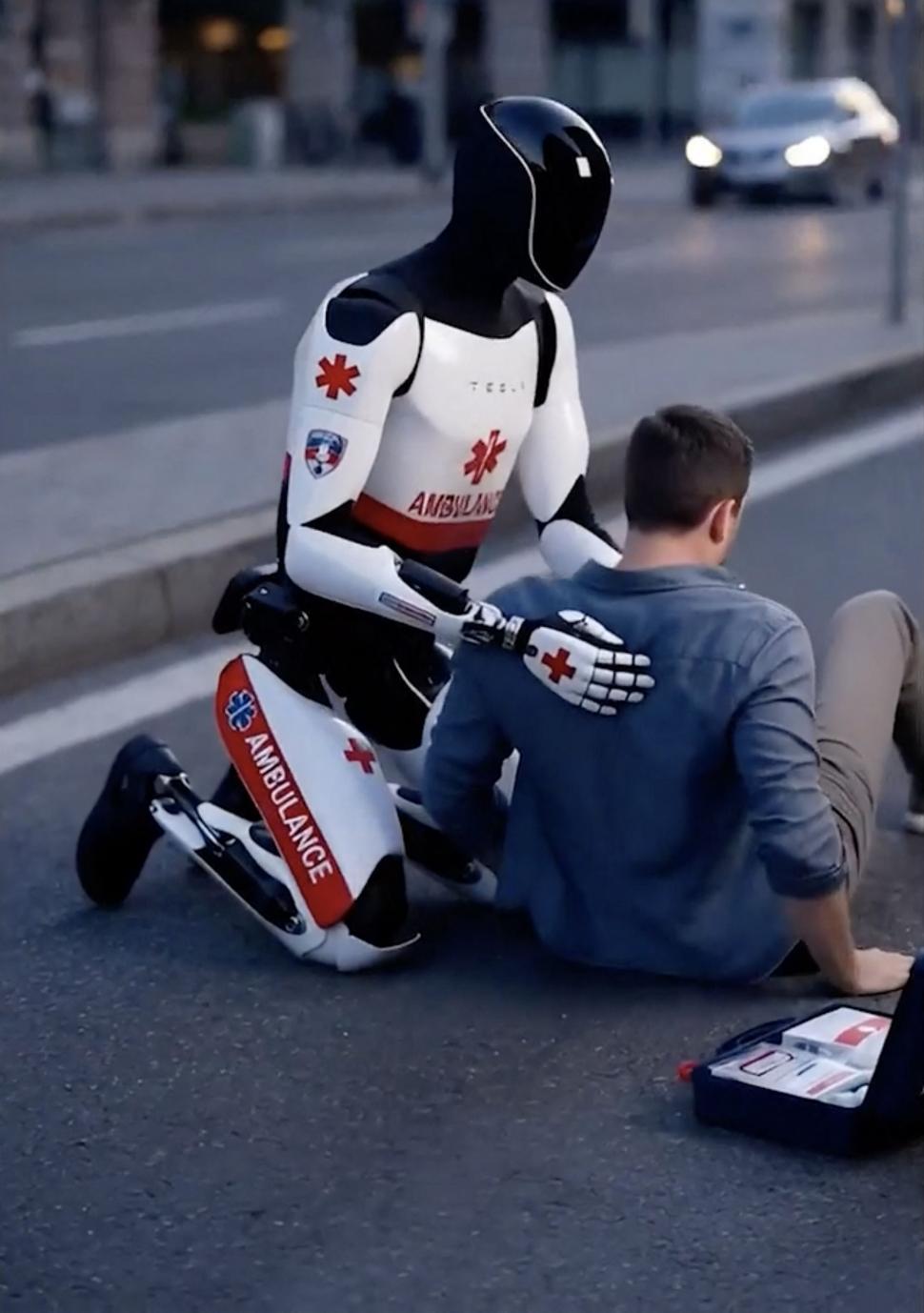 Elon Musk a arătat viitorul cu Optimus: Videoclipul cu robotul umanoid ca paramedic, polițist sau muncitor pe șantier a ajuns viral 1026815