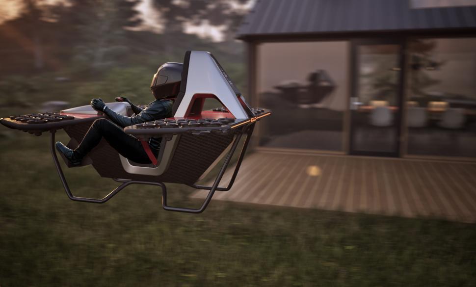 Un vehicul zburător personal, care poate fi pilotat fără licență, a fost lansat pe piață: Cât costă și cum arată LEO Solo JetBike 1027058