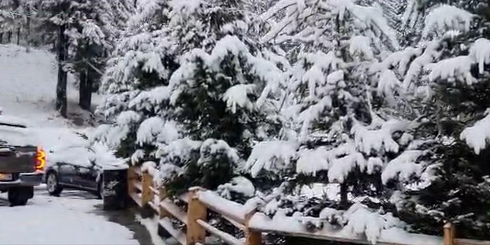 Imagini din stațiunea Straja, unde ninge și stratul de zăpadă a ajuns la 10 centimetri 1027572