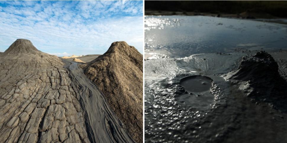 Nămolul de la Vulcanii Noroioși este trimis la analize. Rezultatul este esențial pentru locuitorii din zonă 1028154