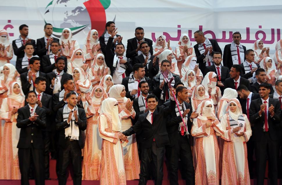 Imagini rare în Gaza, după ani de război. 54 de nunți au avut loc într-o singură zi 1028579