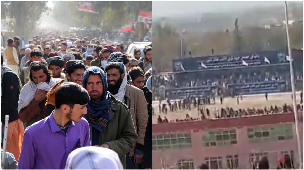 Talibanii l-au pus pe un băiat de 13 ani să-l execute pe un criminal condamnat, pe un stadion, în fața a 80.000 de oameni 1028683