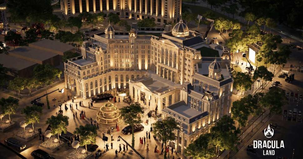 Cel mai mare parc de distracții din UE ar urma să apară lângă București. Cum arată proiectul DraculaLand, cu SPA, mall și hoteluri 1029223