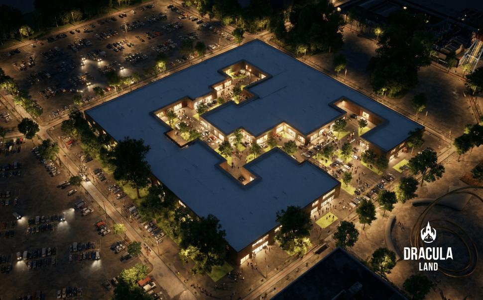 Cel mai mare parc de distracții din UE ar urma să apară lângă București. Cum arată proiectul DraculaLand, cu SPA, mall și hoteluri 1029226