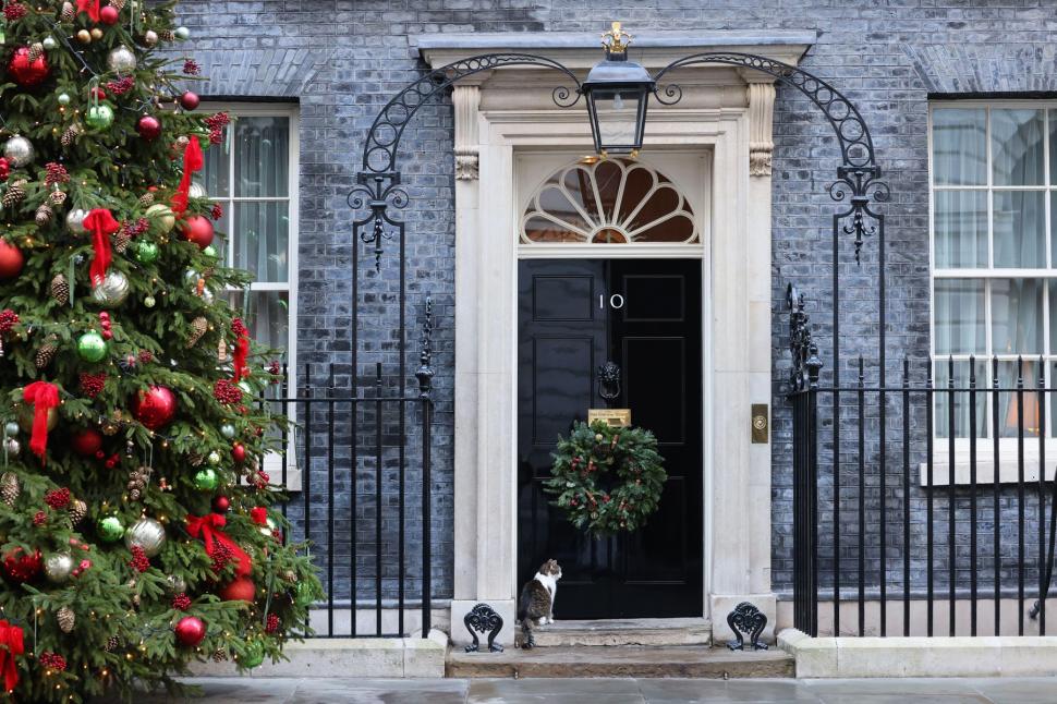 „Lăsați-l să intre, e frig”. Motanul Larry, vedeta zilei la întâlnirea aliaților cu Zelenski. A fost mai fotografiat decât Macron 1029949