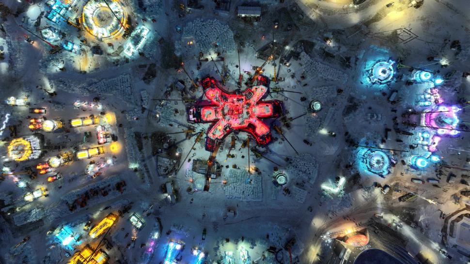 Cel mai mare parc tematic de iarnă din lume se deschide în China, pe o suprafață record de 1,2 milioane de metri pătraţi 1031383