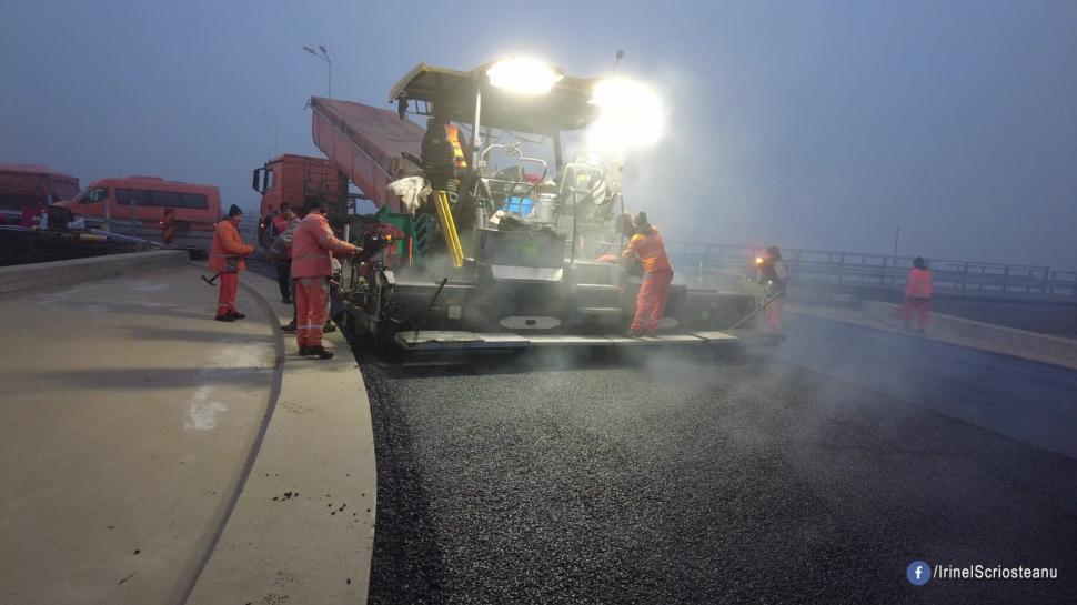 Un nou tronson din Autostrada Moldovei se deschide circulației. Imagini de pe șantier, se fac ultimele lucrări 1031553