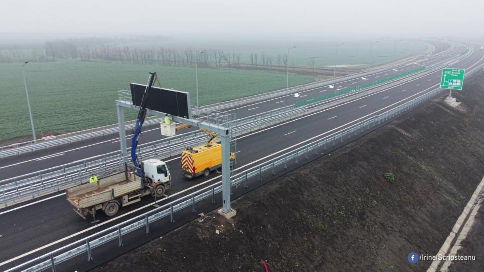Un nou tronson din Autostrada Moldovei se deschide circulației. Imagini de pe șantier, se fac ultimele lucrări 1031557
