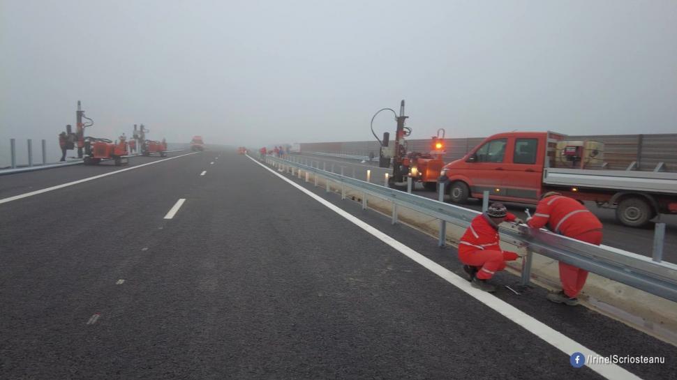 Un nou tronson din Autostrada Moldovei se deschide circulației. Imagini de pe șantier, se fac ultimele lucrări 1031559