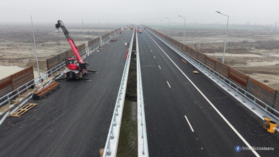 Un nou tronson din Autostrada Moldovei se deschide circulației. Imagini de pe șantier, se fac ultimele lucrări 1031562