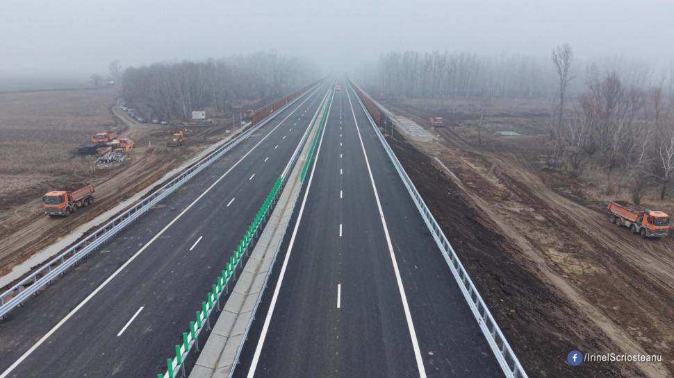Un nou tronson din Autostrada Moldovei se deschide circulației. Imagini de pe șantier, se fac ultimele lucrări 1031566