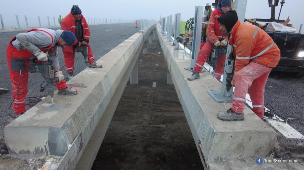 Un nou tronson din Autostrada Moldovei se deschide circulației. Imagini de pe șantier, se fac ultimele lucrări 1031567