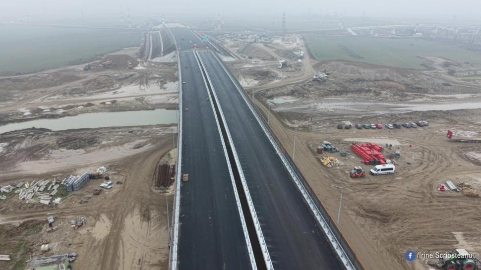 Un nou tronson din Autostrada Moldovei se deschide circulației. Imagini de pe șantier, se fac ultimele lucrări 1031573