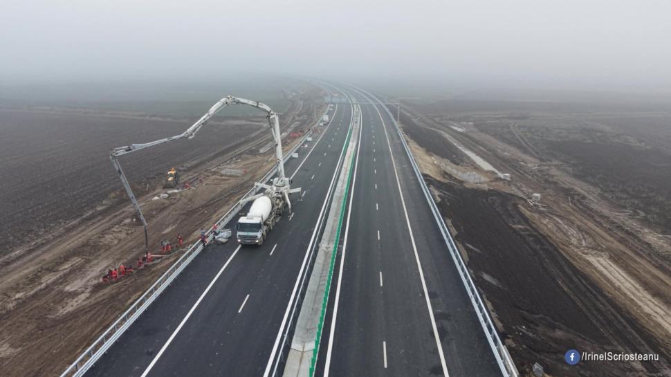 Un nou tronson din Autostrada Moldovei se deschide circulației. Imagini de pe șantier, se fac ultimele lucrări 1031583