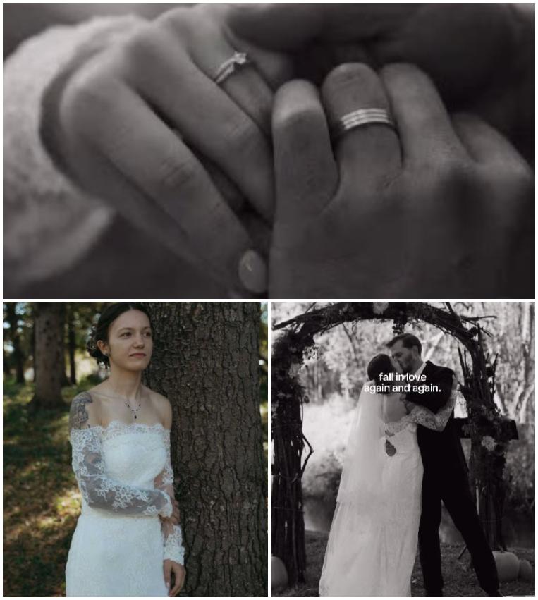 O mireasă fără machiaj a devenit virală după ce a publicat poze din ziua nunții. Motivul surprinzător pentru care a ales naturalețea 1032424