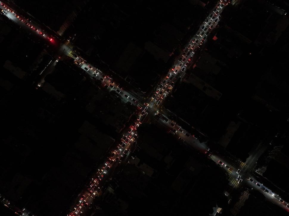 San Francisco în întuneric, după o pană masivă de curent. Imagini incredibile din metropola unde se văd doar farurile mașinilor 1033039