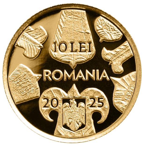 BNR lansează o monedă din aur cu tema Istoria aurului - Plăcuţele votive de la Germisara. Cum arată şi cât costă 1034594