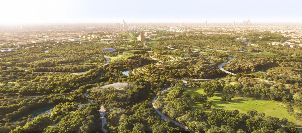 Cel mai mare parc urban din lume va fi în țara cu cel mai mare deșert de nisip continuu de pe Pământ. Cum va arăta grădina uriașă  1035671