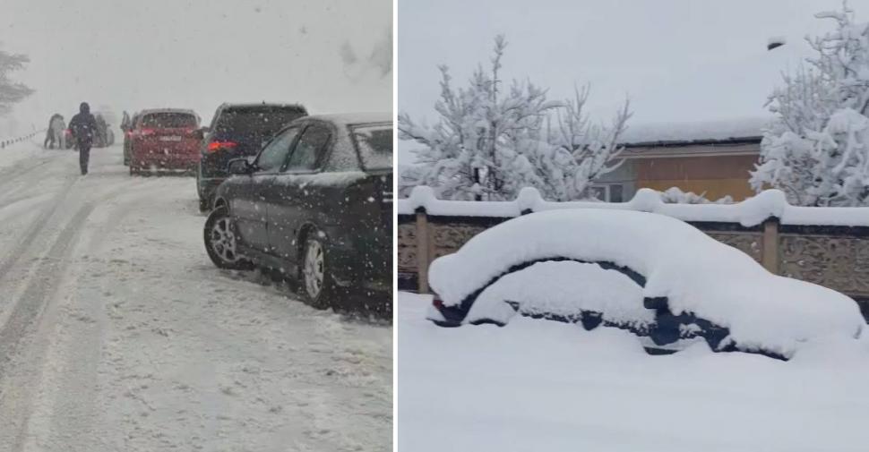 Viscolul face ravagii în Hunedoara. Circulația la Rânca este restricționată, poliția controlează toate mașinile 1036147