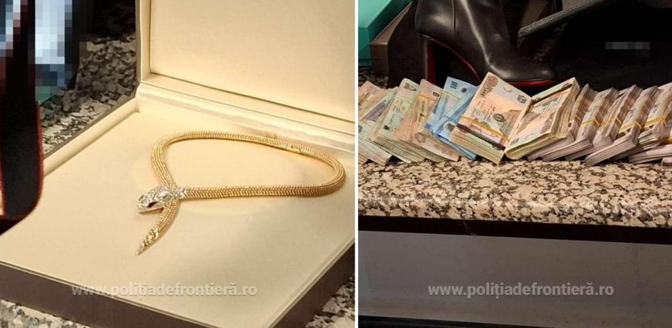 Captură uriaşă la aeroportul Otopeni: Teancuri cu bani, bijuterii de aur şi ceasuri de lux, în valoare de 3 milioane de euro 1037298