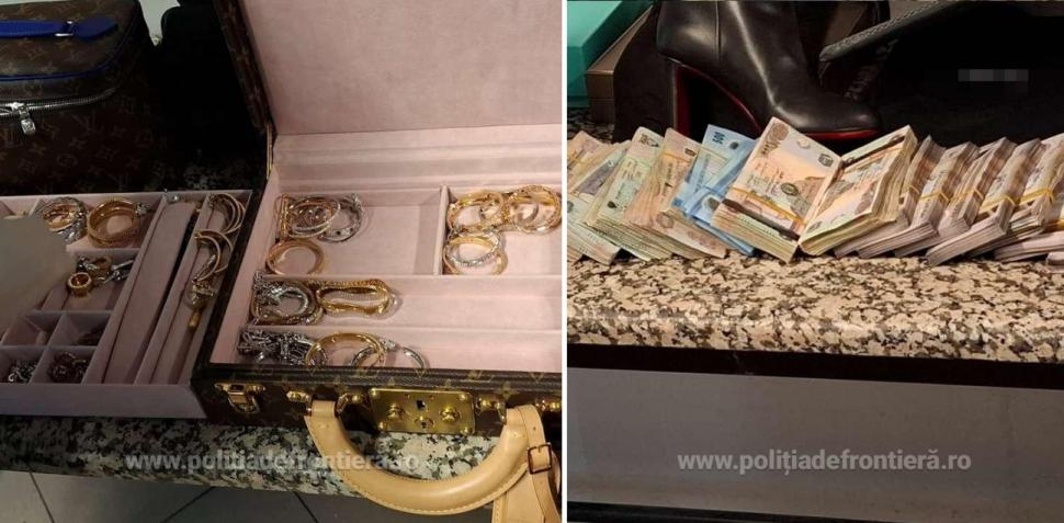 Captură uriaşă la aeroportul Otopeni: Teancuri cu bani, bijuterii de aur şi ceasuri de lux, în valoare de 3 milioane de euro 1037300