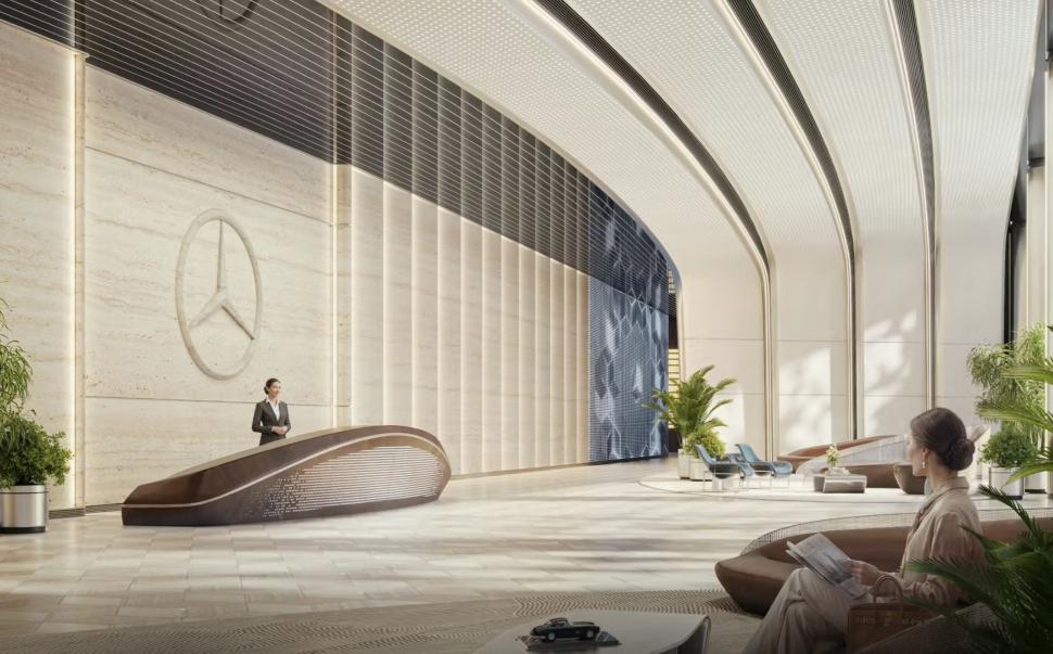 Primul „oraș Mercedes-Benz” din lume va fi construit în Dubai. Cum va arăta blocul zgârie-nori Vision Iconic înconjurat de 11 turnuri 1038814