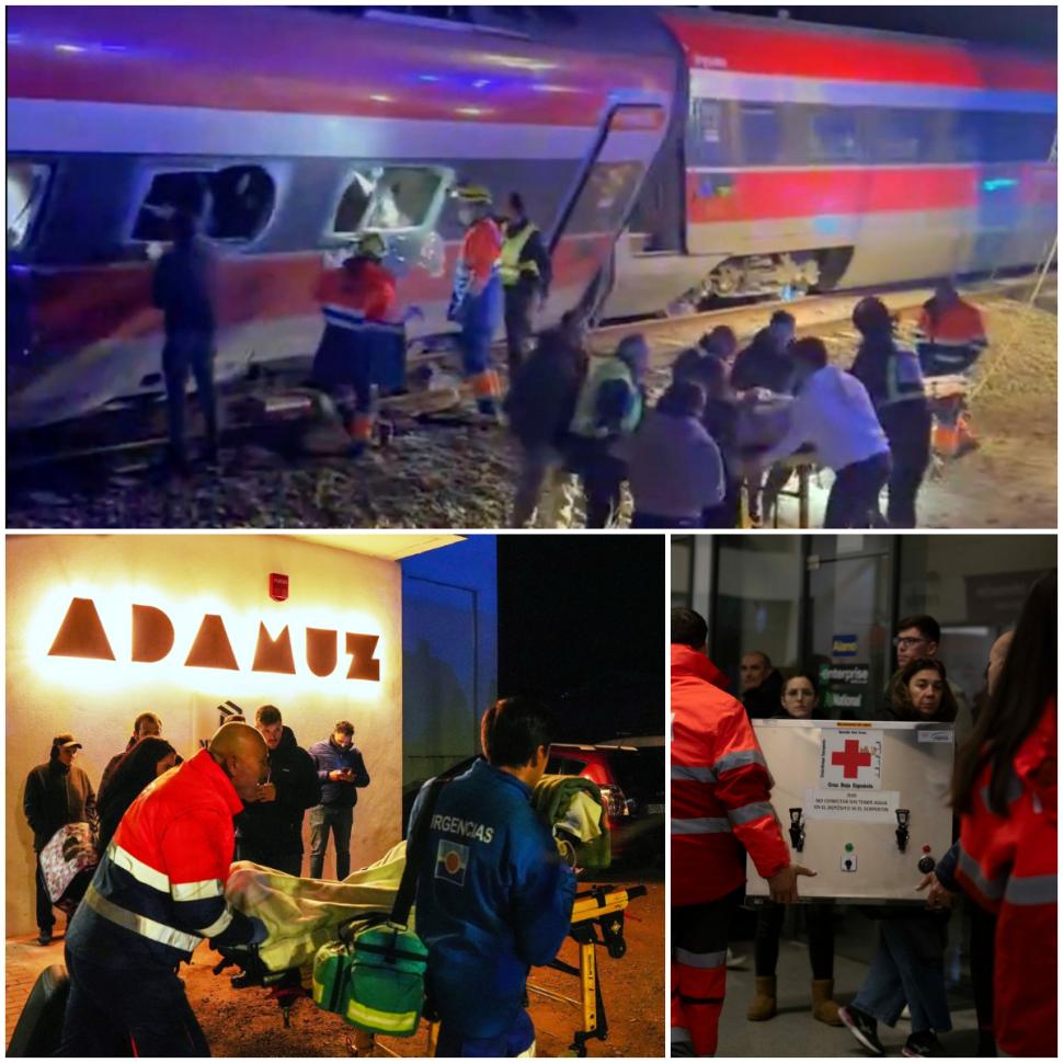 Tragedia feroviară din Spania: cel puțin 39 de morți și peste 170 de răniţi. „Au fost găsite cadavre la sute de metri distanță” 1039358