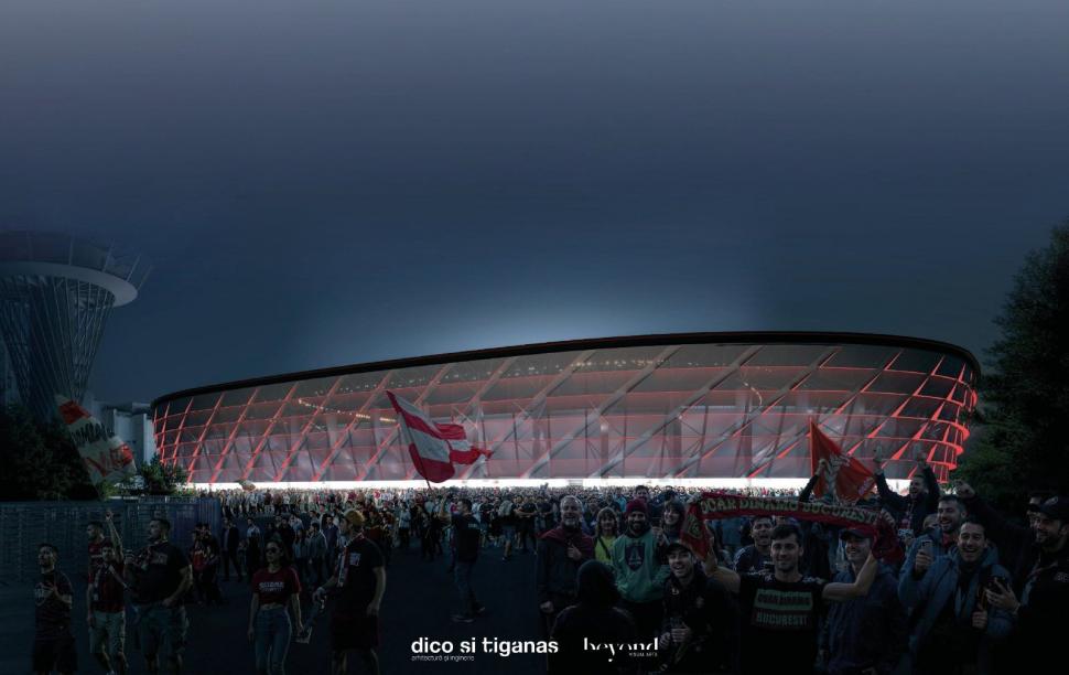 Au început lucrările la noul stadion Dinamo din București. Cum ar trebui să arate arena și parcul sportiv când vor fi gata 1039396